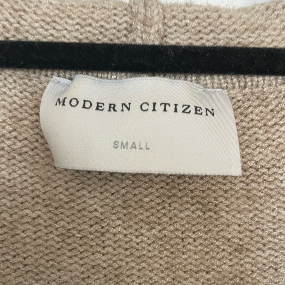 Modern Citizen Open Front Hooded Sweater - image 4